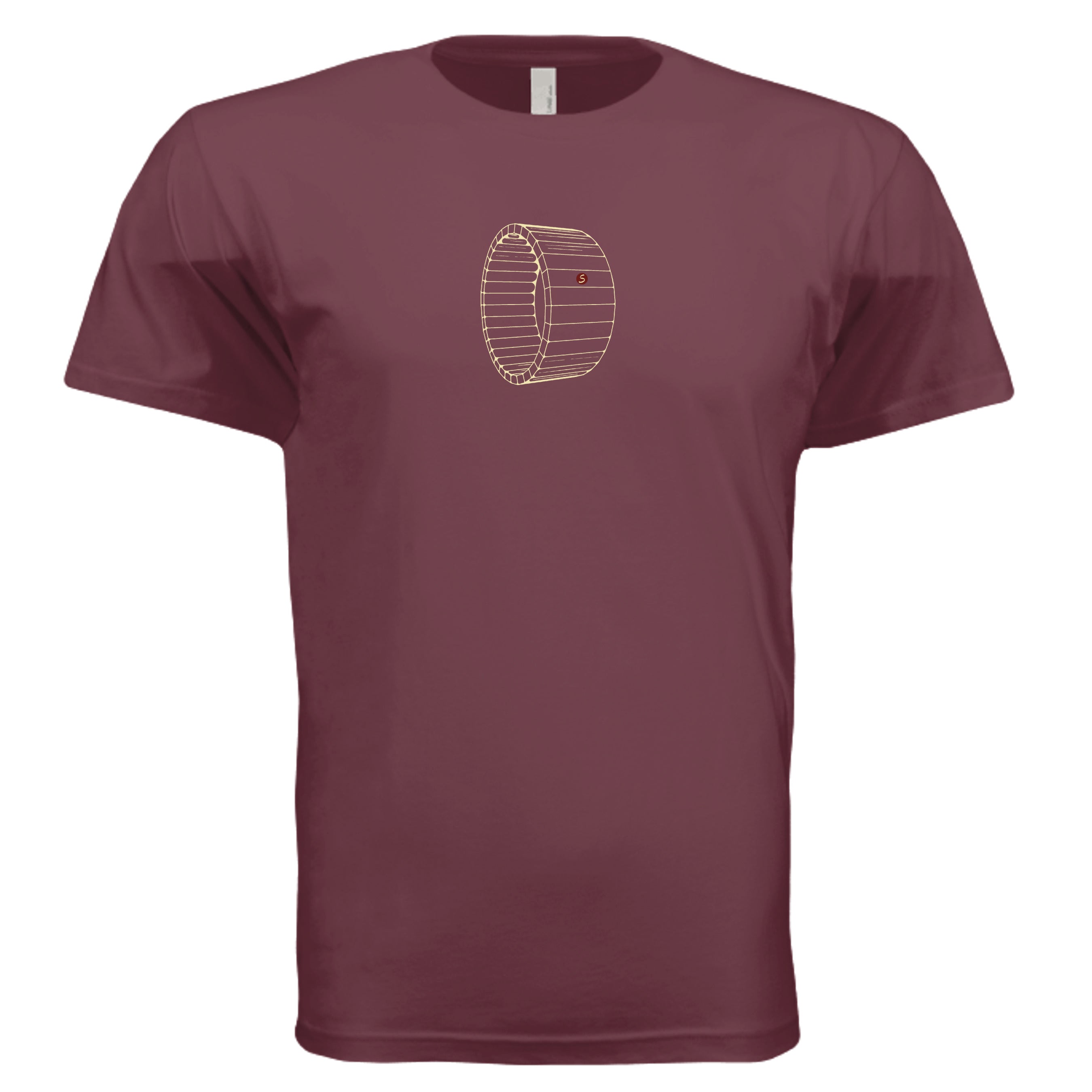 Heather Maroon - 6410 - FRONT