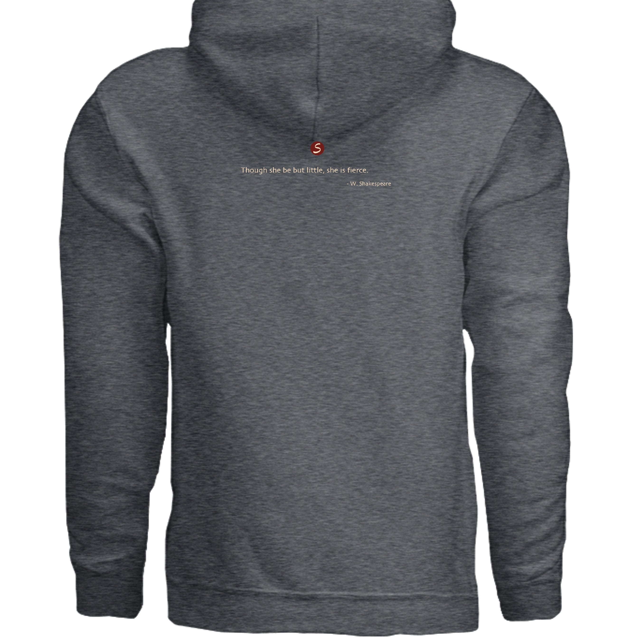 DARK HEATHER - G185 - BACK