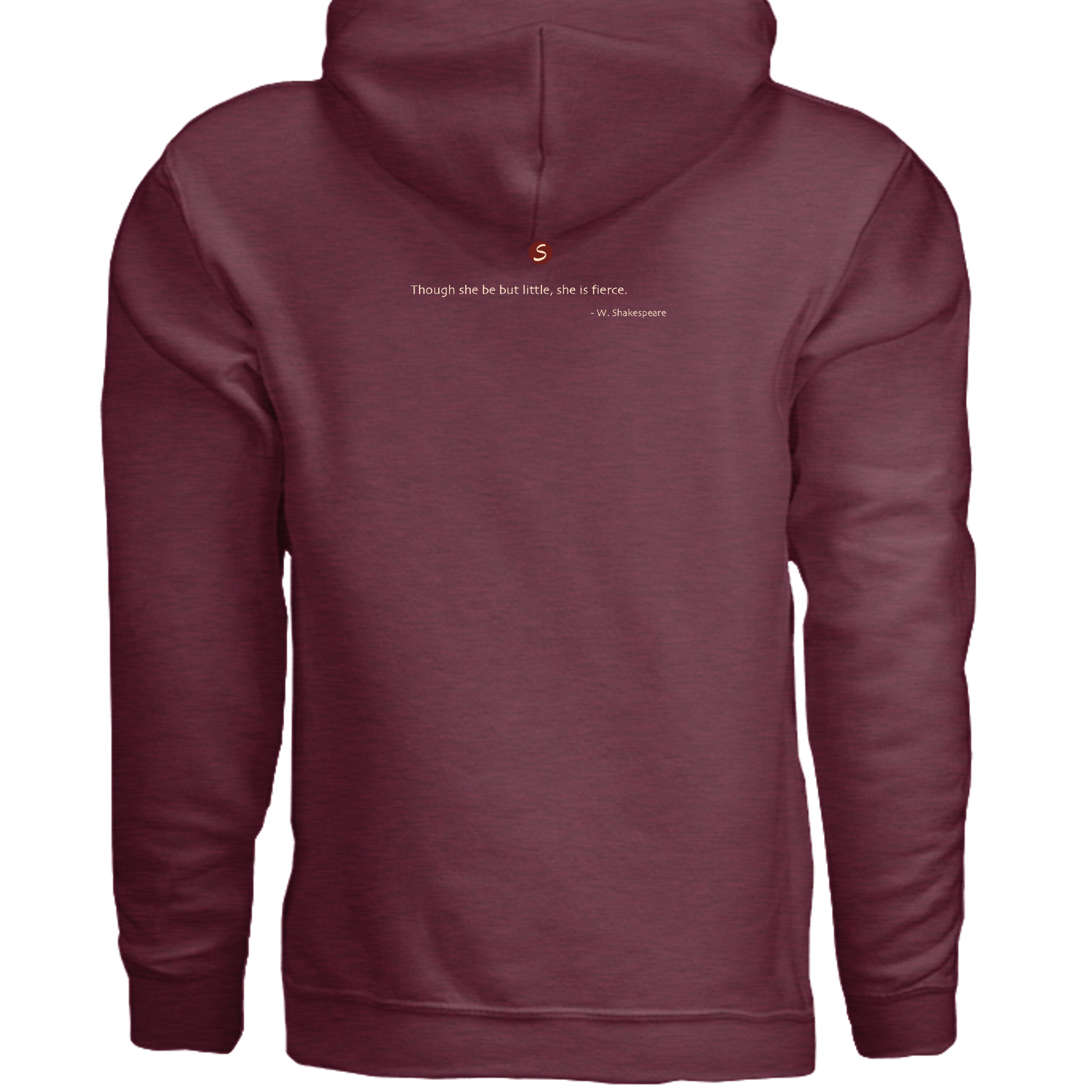 Heather Sport Dark Maroon - G185 - BACK