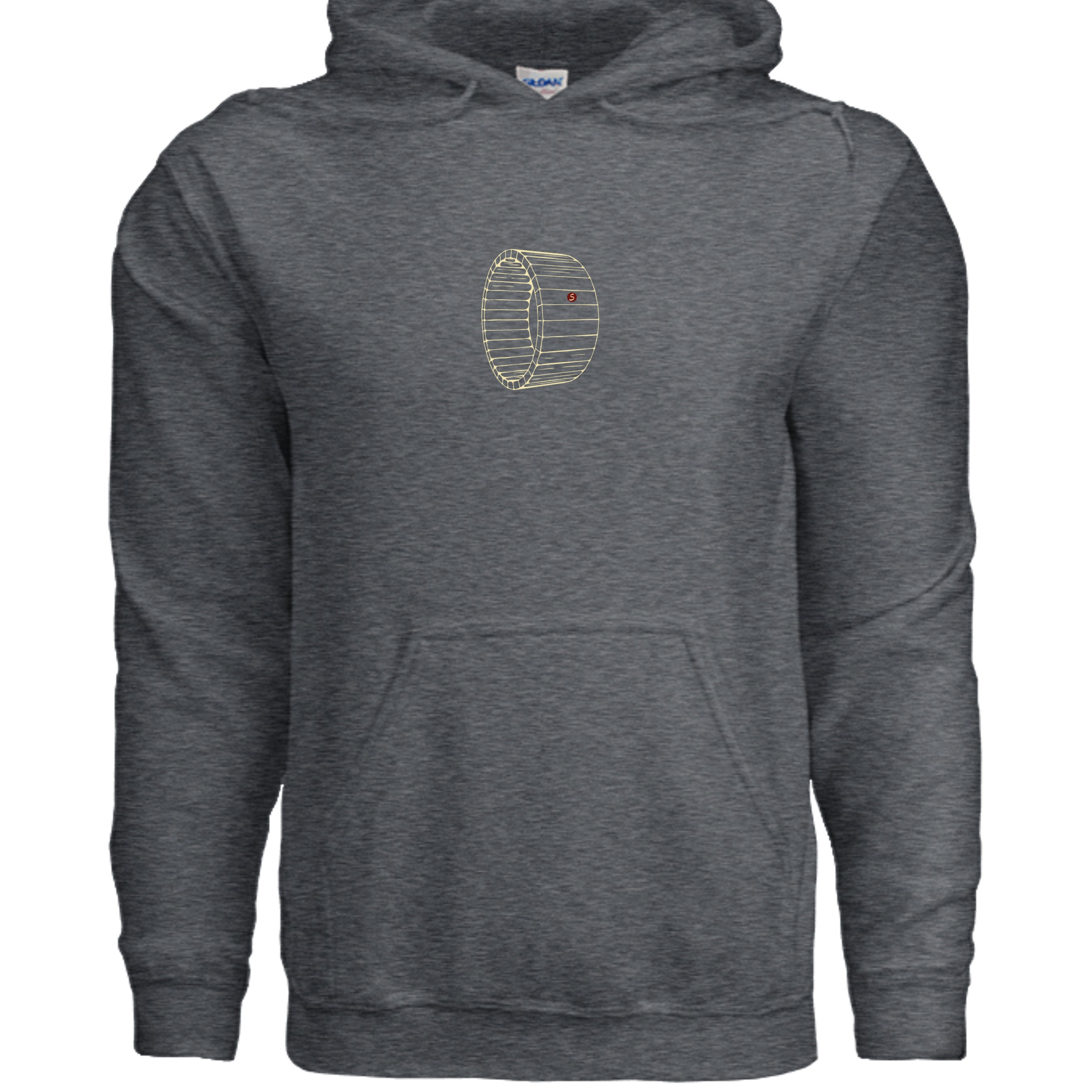 DARK HEATHER - G185 - FRONT