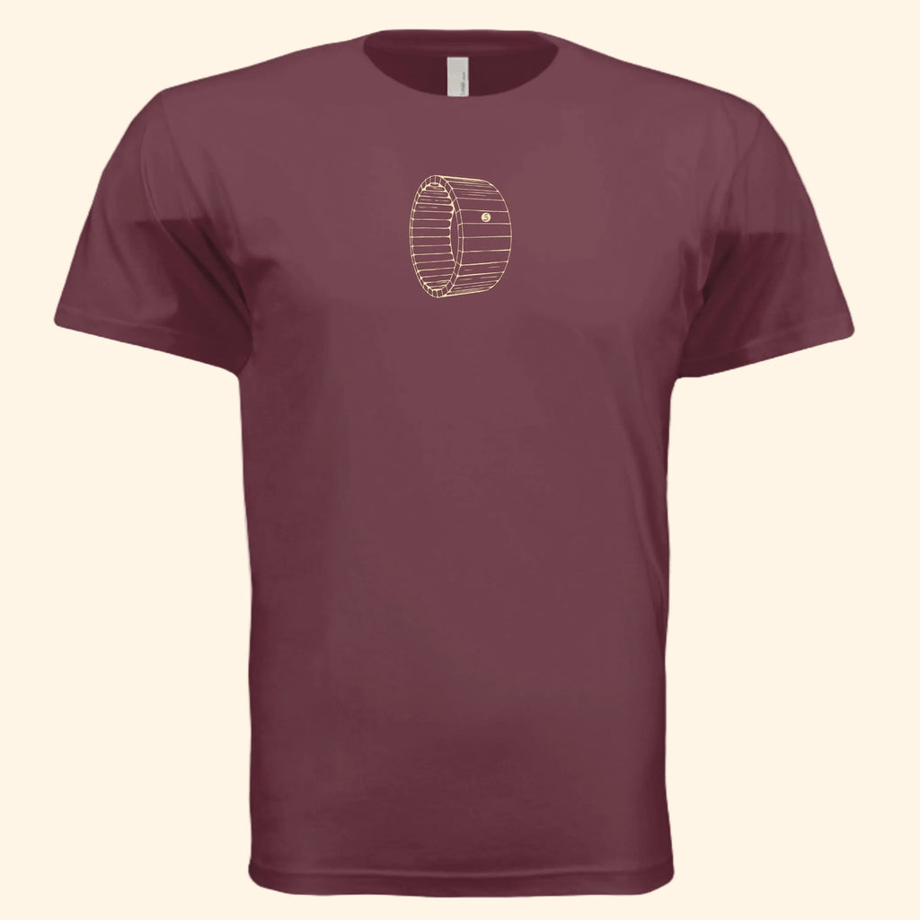 Heather Maroon - 6410 - FRONT