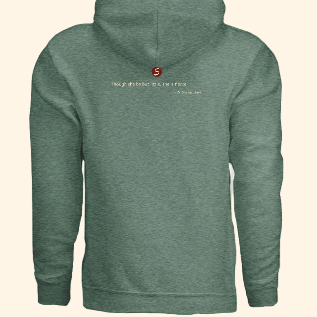 Heather Sport Dark Green - G185 - BACK