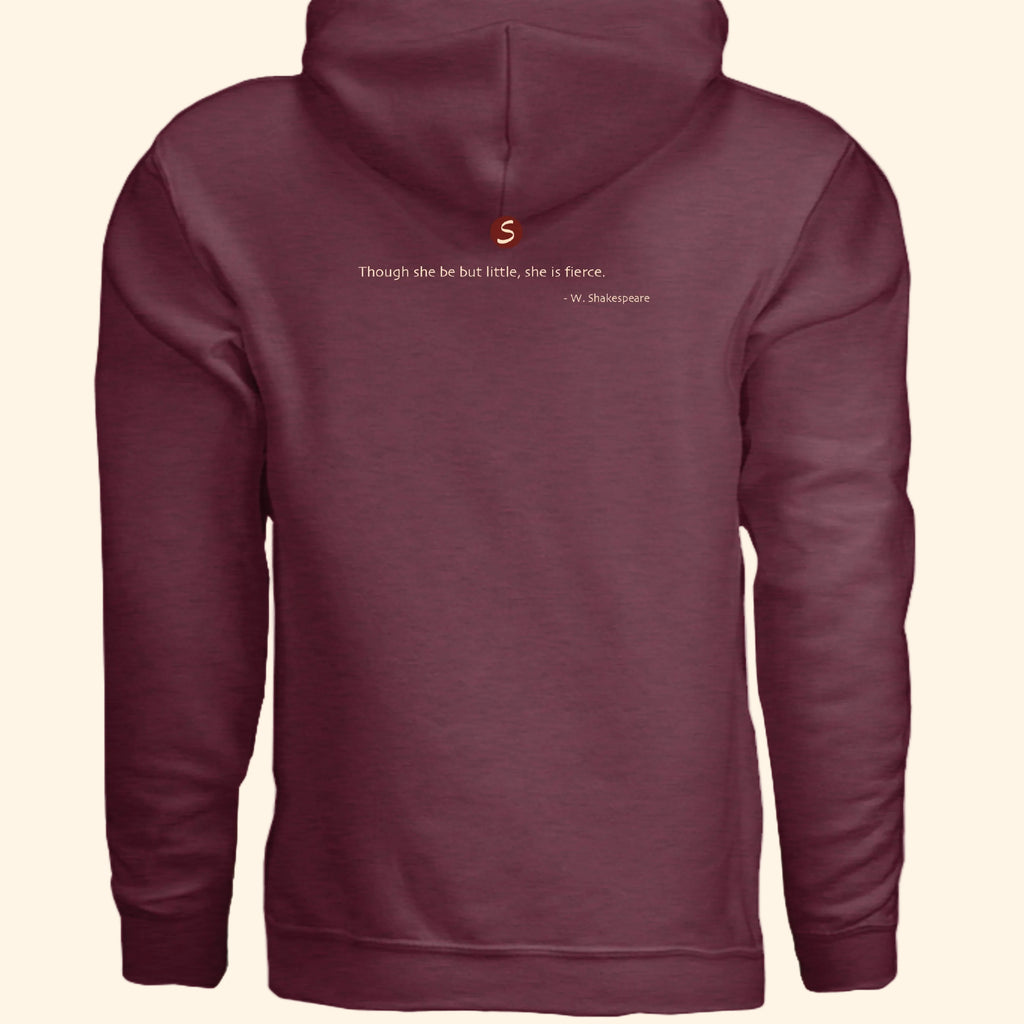 Heather Sport Dark Maroon - G185 - BACK