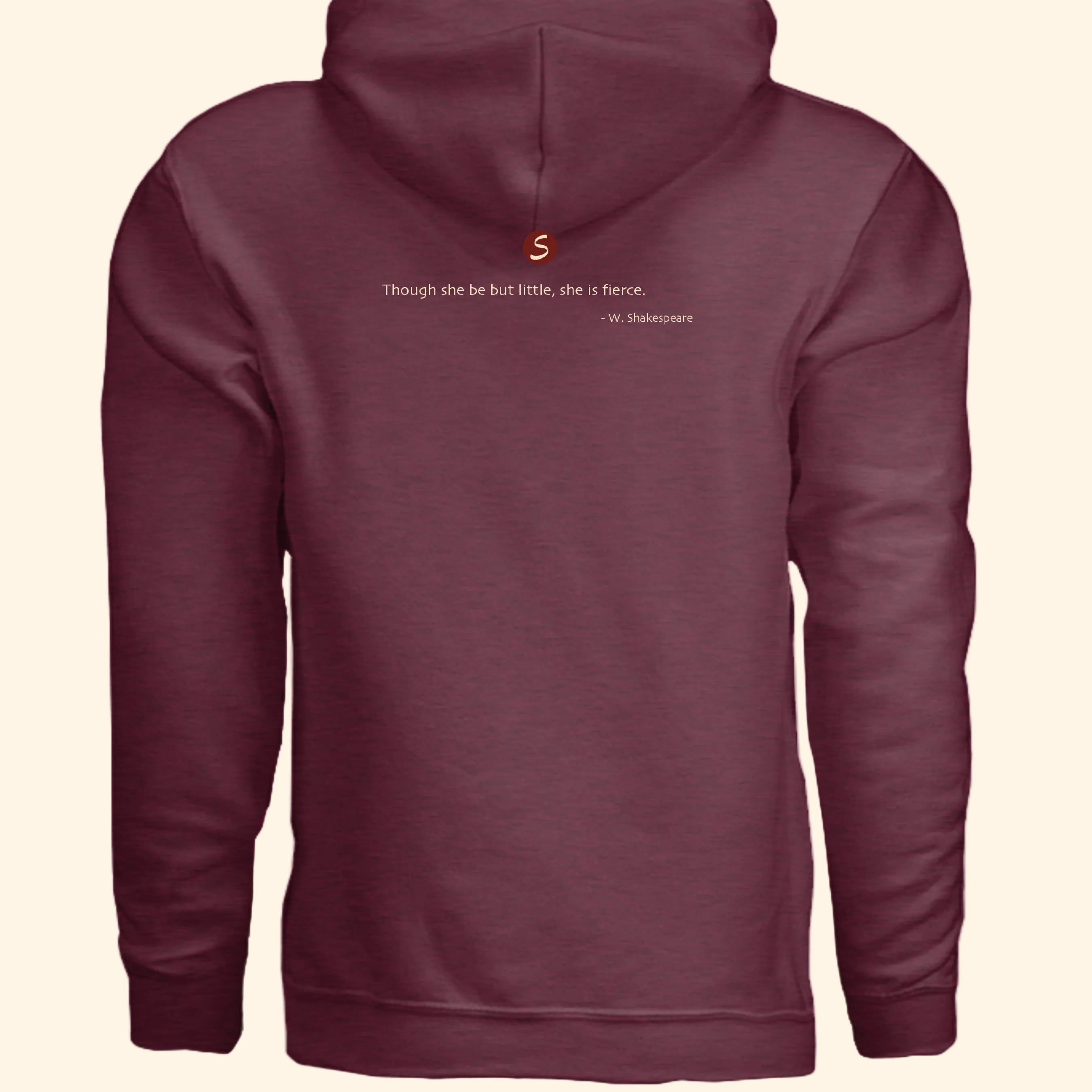 Heather Sport Dark Maroon - G185 - BACK