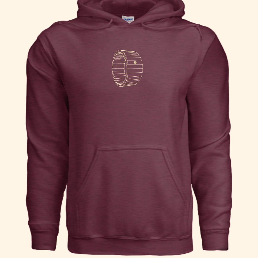 Heather Sport Dark Maroon - G185 - FRONT