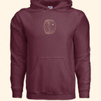 Heather Sport Dark Maroon - G185 - FRONT