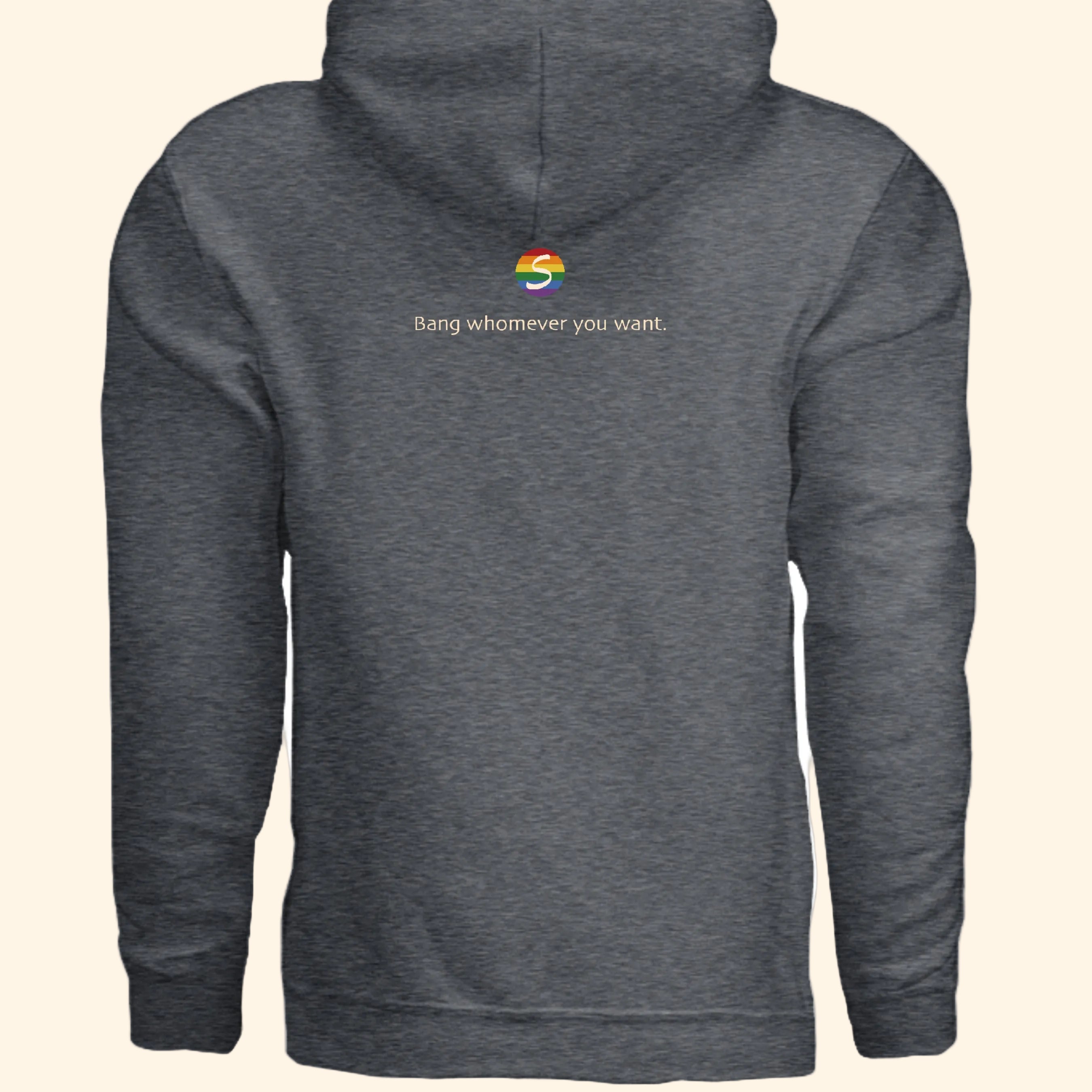 DARK HEATHER - G185 - BACK
