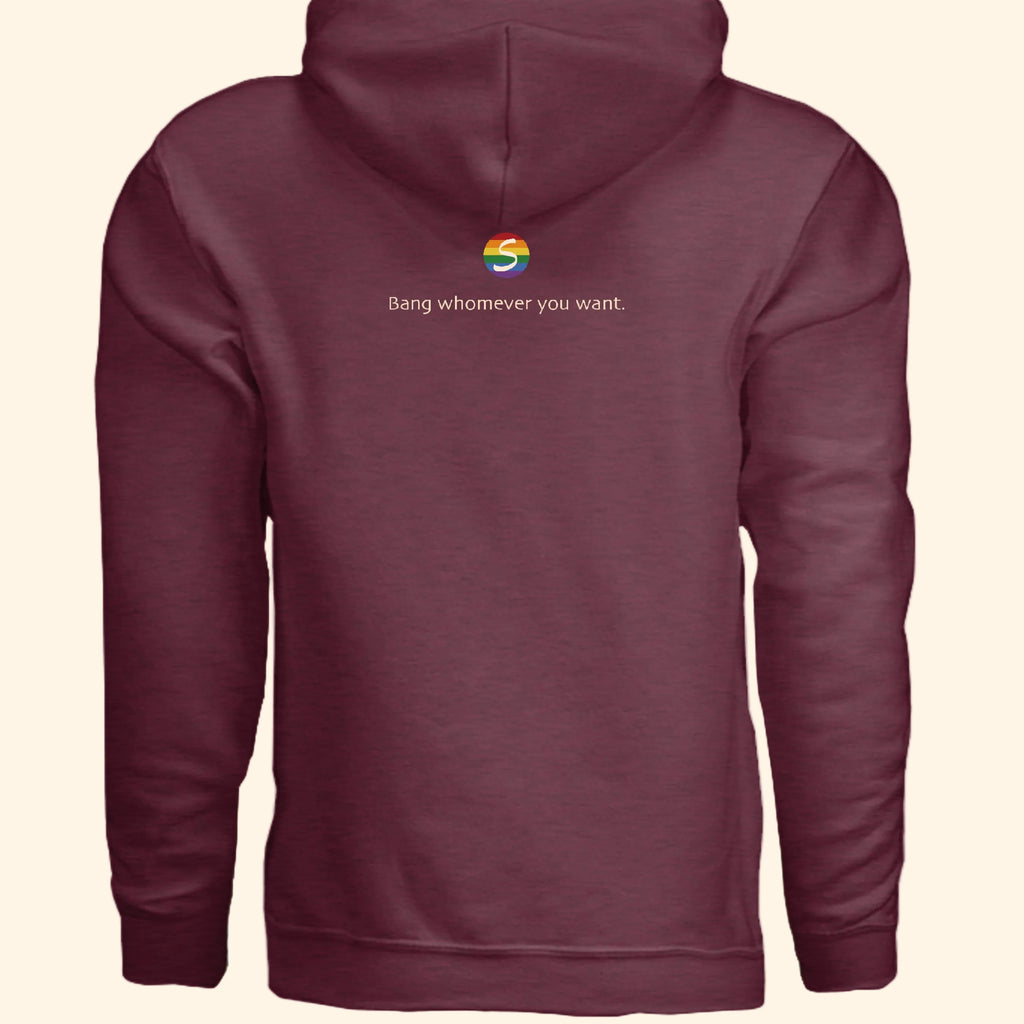 Heather Sport Dark Maroon - G185 - BACK