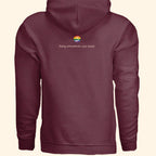 Heather Sport Dark Maroon - G185 - BACK